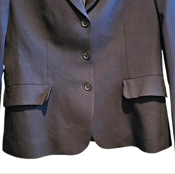 COACH Wool Three Button Blazer Size 8 - Picture 4 of 12